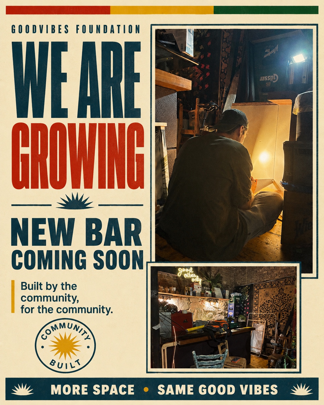 We Are Growing — New Bar Coming Soon